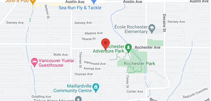 map of 1158 ROCHESTER AVENUE